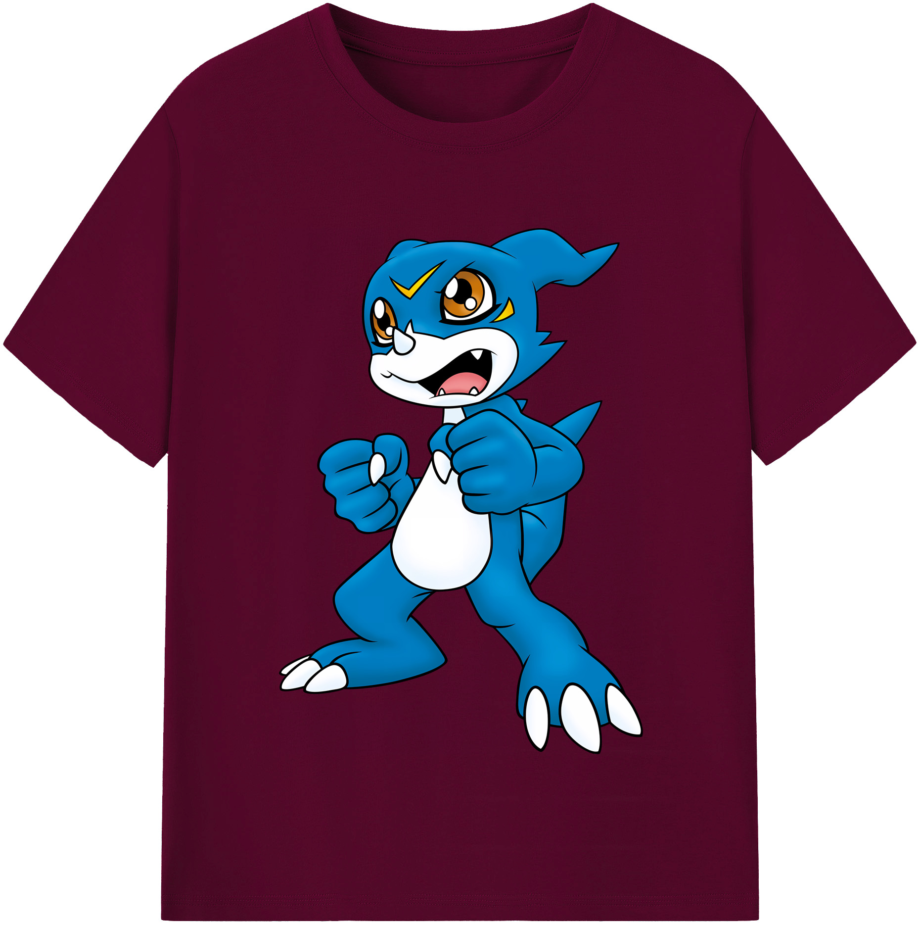 （画像用） Digimon デジタルモンスター/デジモン レディースカジュアルプリントTシャツ（綿100％）